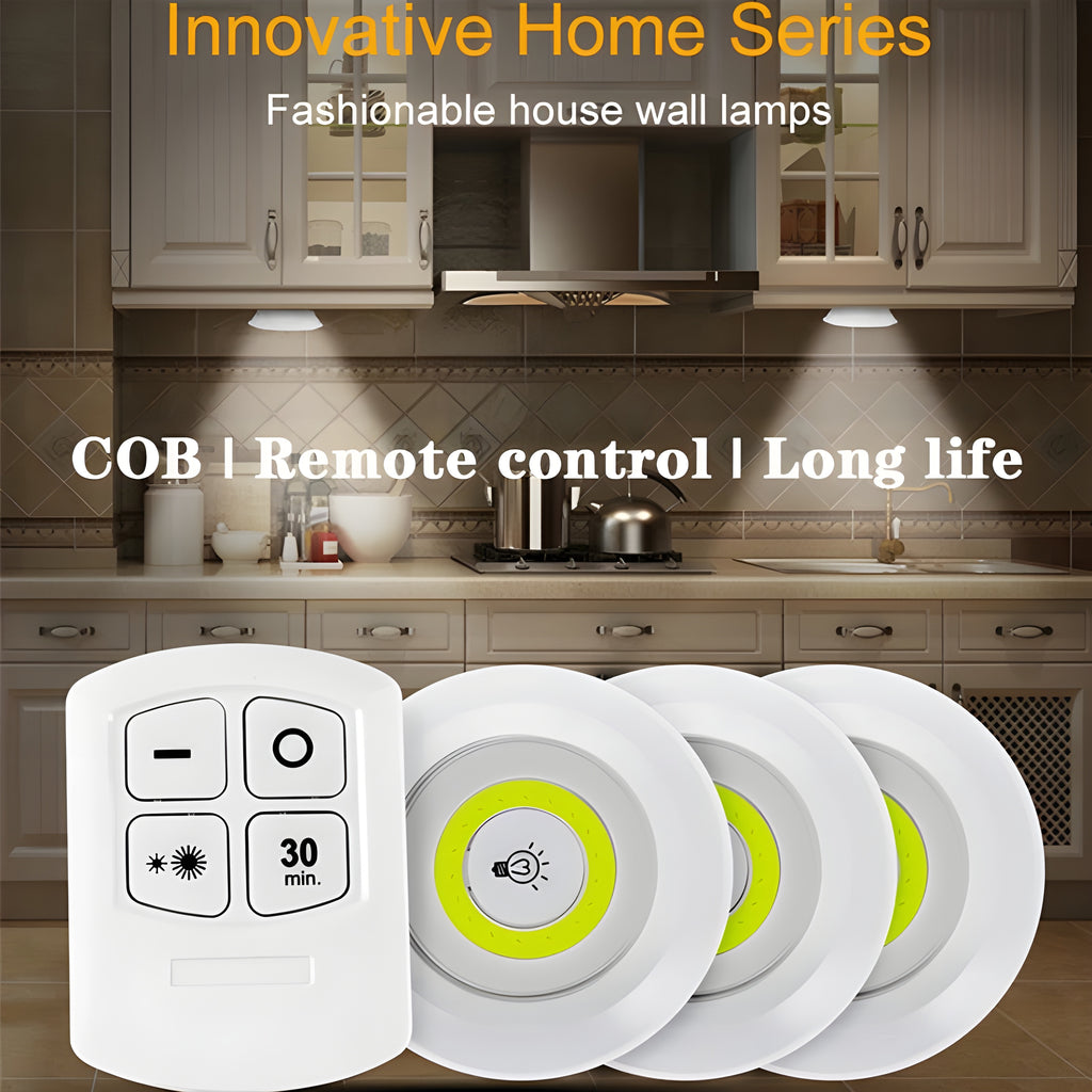 Wireless COB LED Night Lights with Remote