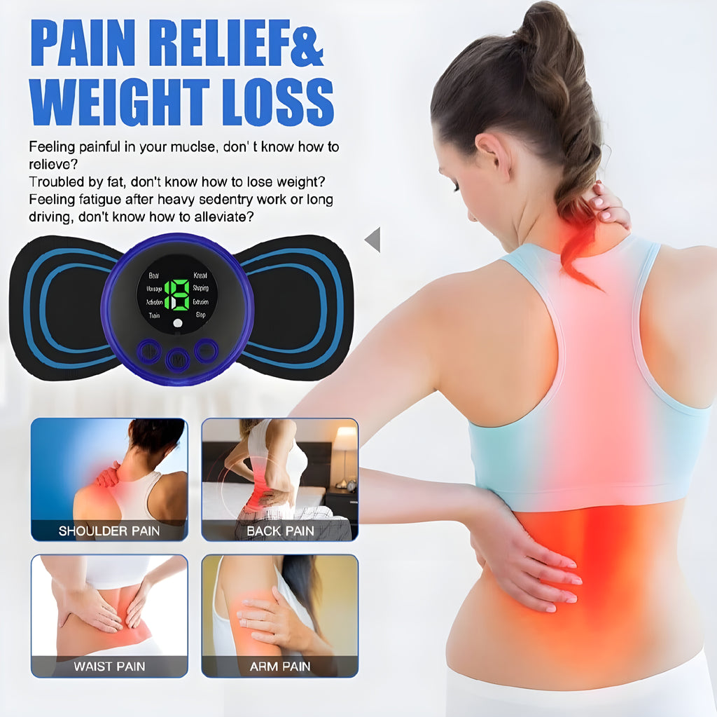 8-Mode EMS Muscle Recovery Pad (Feature focused)