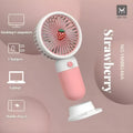 Strawberry Portable Rechargeable Mini Fan