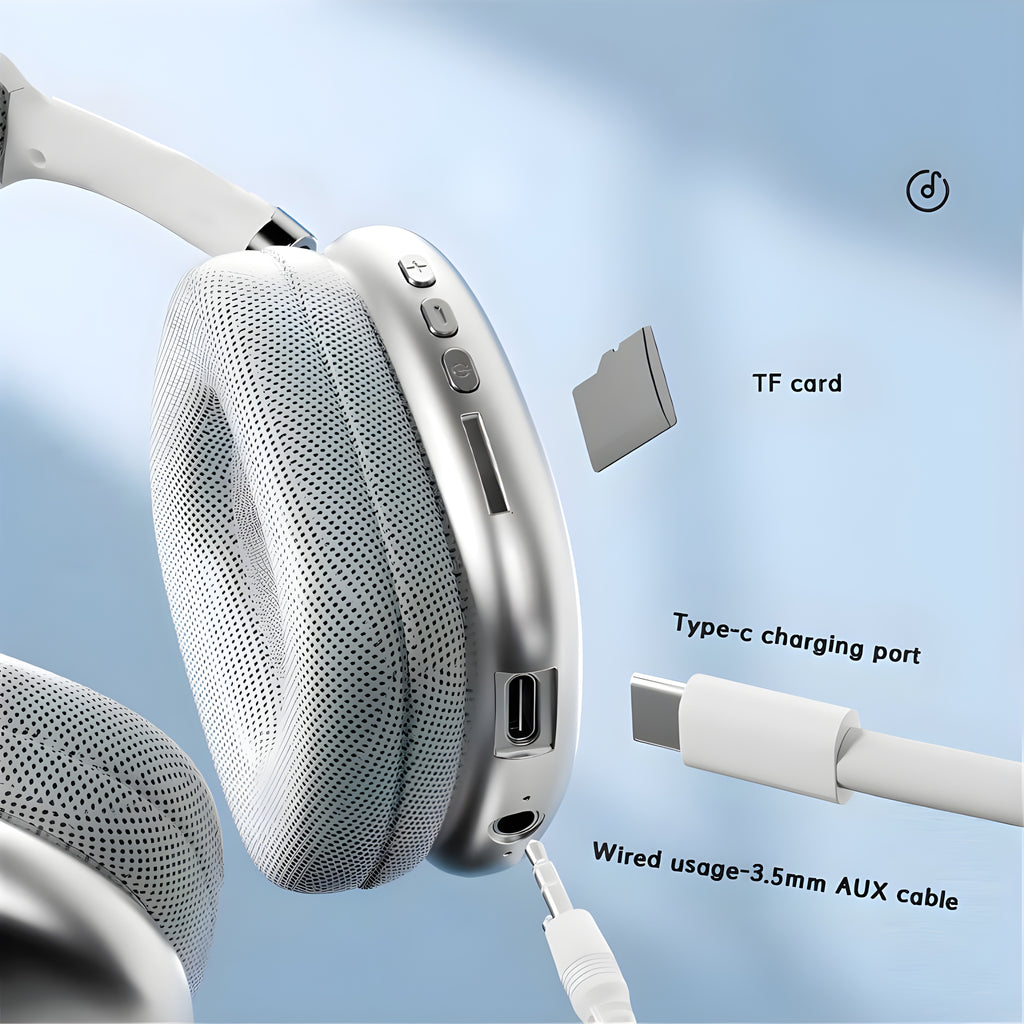 P9 Wireless Bluetooth Headphones with HiFi Stereo & FM Radio