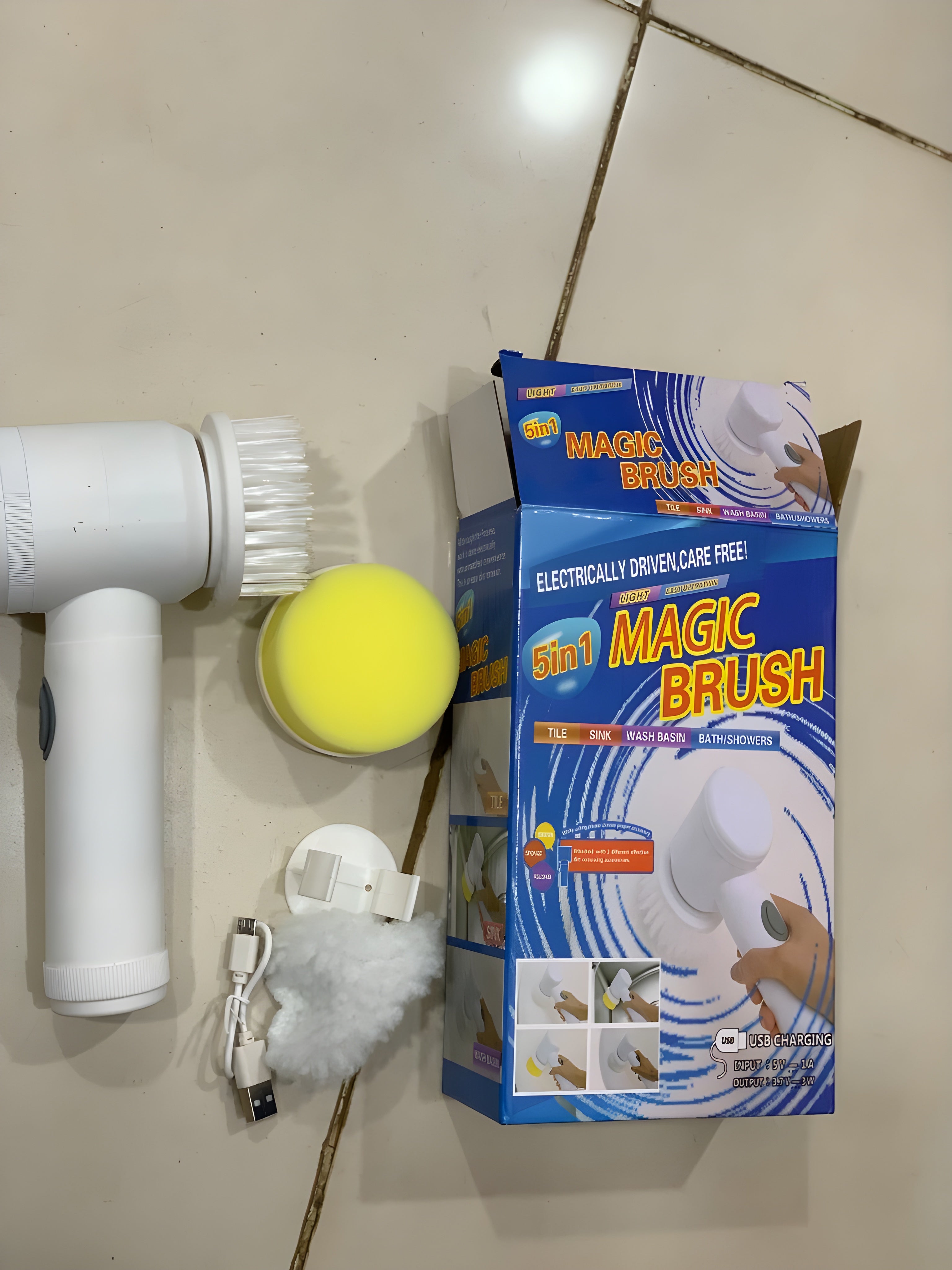 Electric Magic Cleaning Brush - Your New Kitchen & Bathroom Essentia