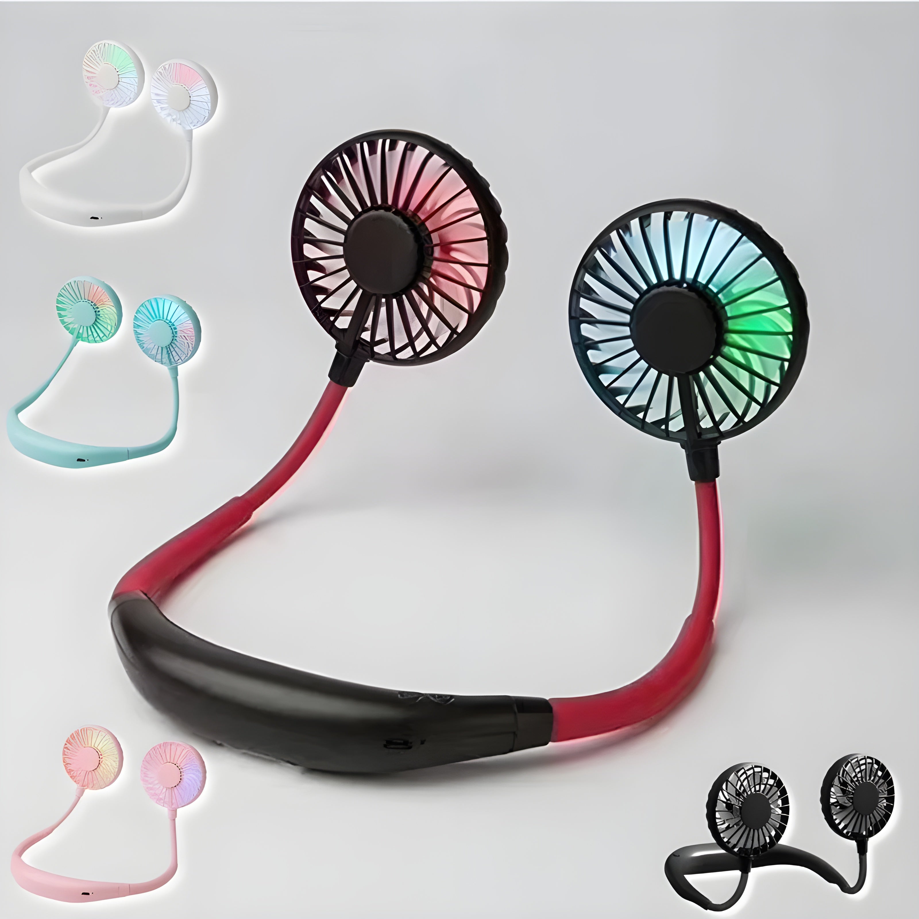 Stay Cool Anywhere: Hands-Free Sports Aromatherapy Fan with 10-Hour Battery Life