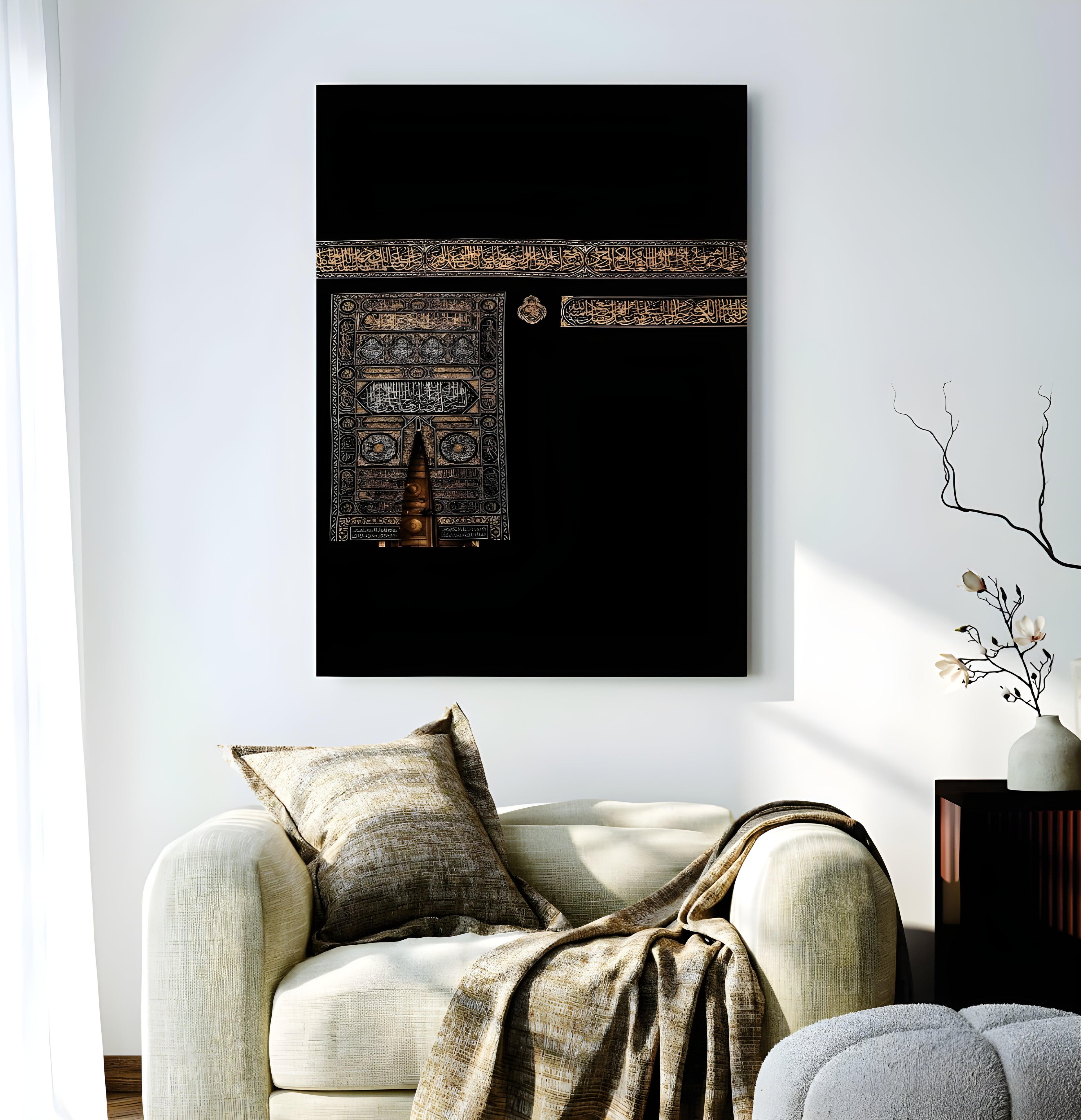 Premium Islamic Wall Decor – Kaaba Theme