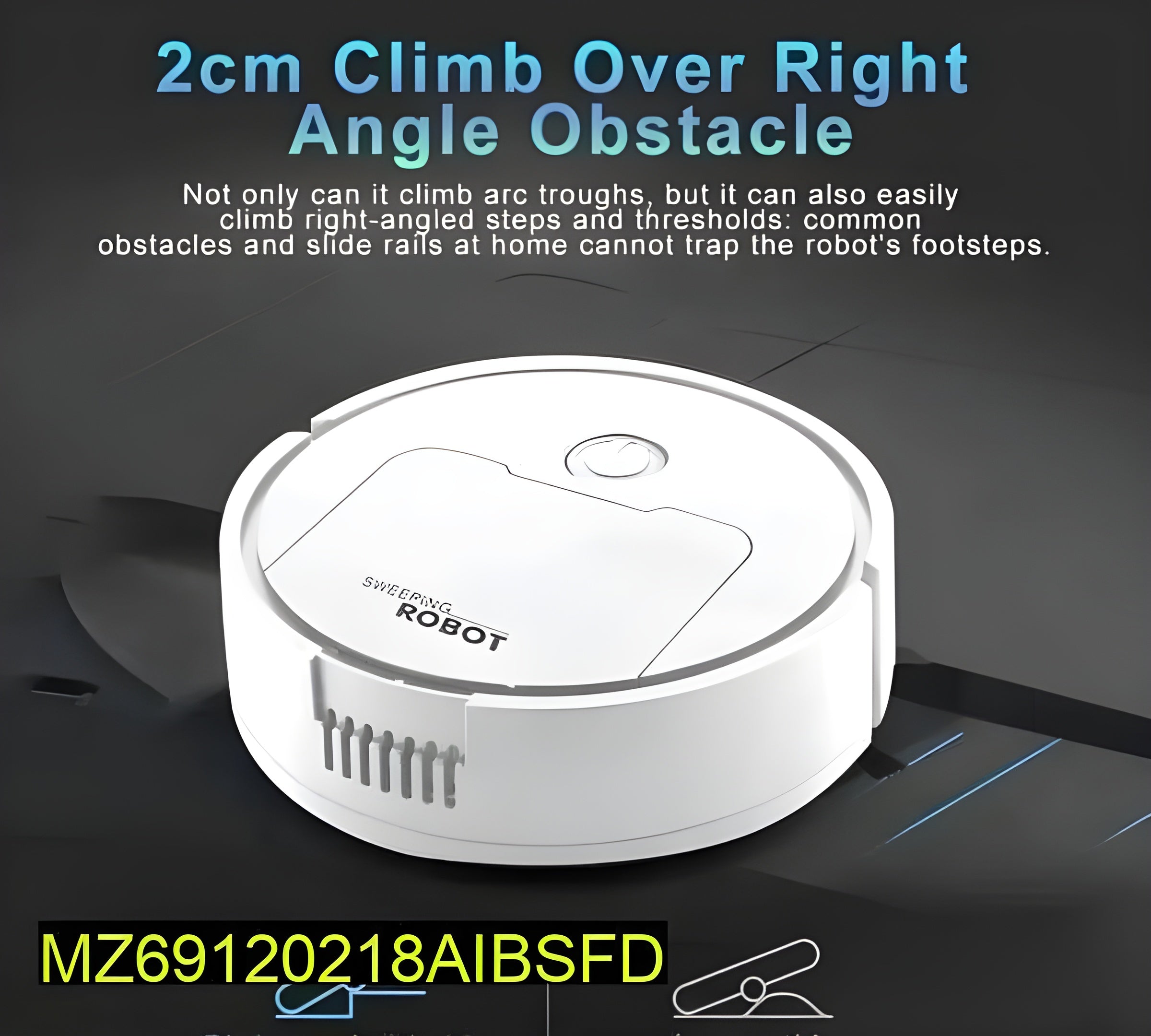 Smart Robotic Sweeping Vacuum Cleaner – Intelligent Auto-Navigation & Heavy-Duty Threshold Climbing