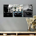 Professional Luxury Matte Black M-Series Canvas Wall Art Panels