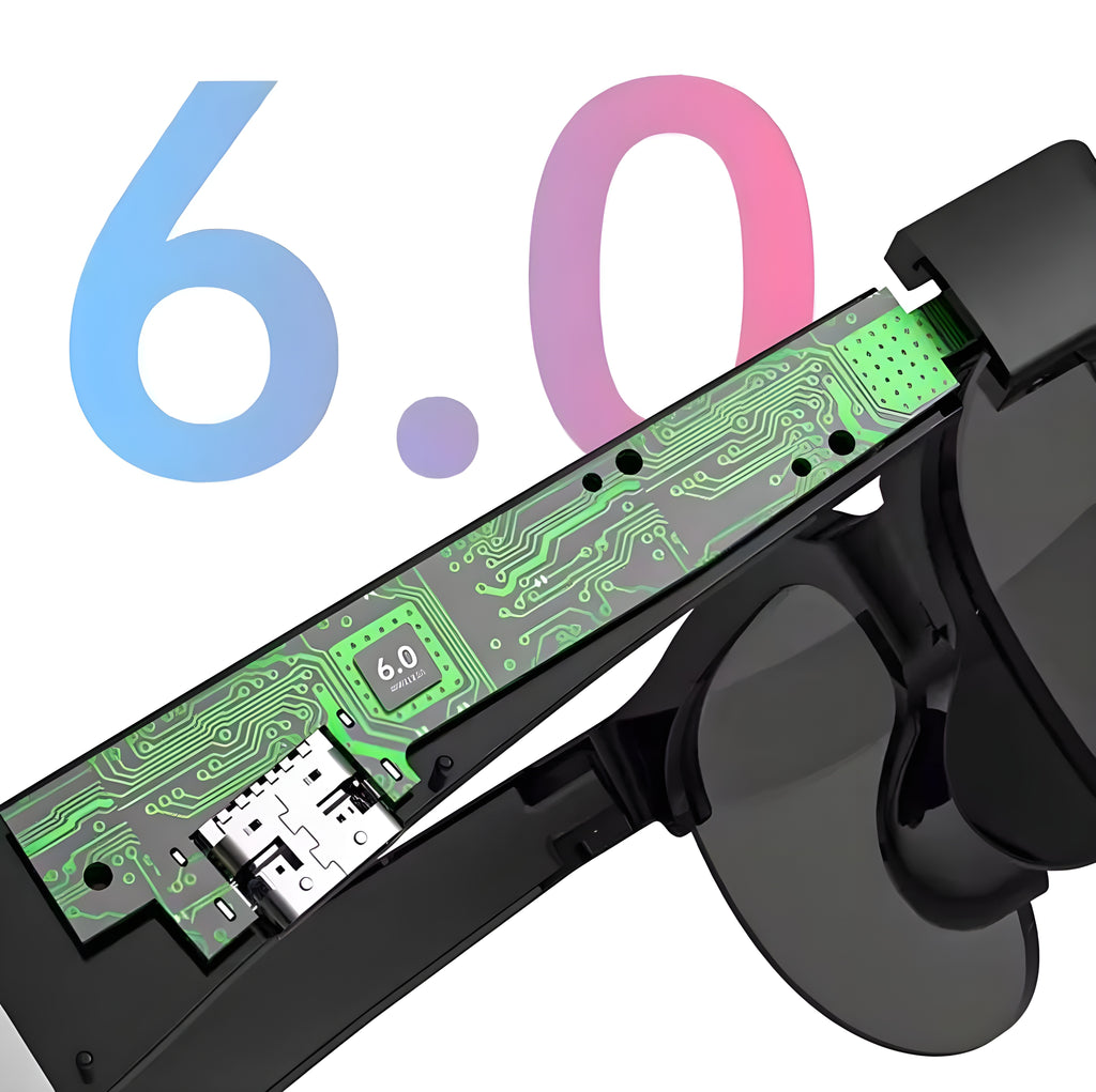 GS8Pro Intelligent Smart Glasses – Reversible Dual-Use Audio Sunglasses with Touch Control & Type-C Fast Charging