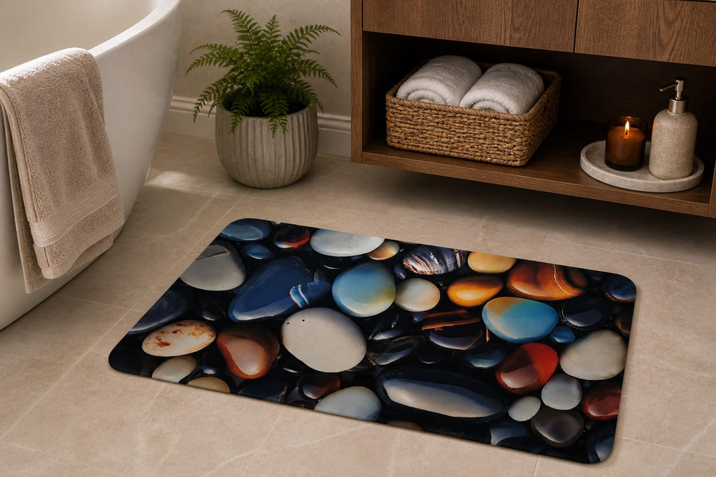 HABiTiX Luxury River Rock Entrance Mat