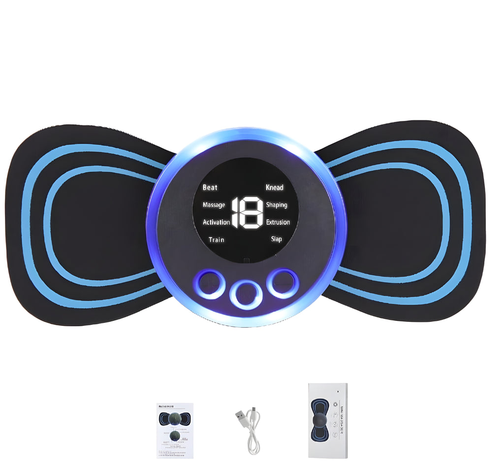 8-Mode EMS Muscle Recovery Pad (Feature focused)