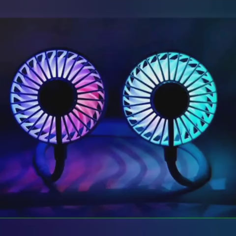 Stay Cool Anywhere: Hands-Free Sports Aromatherapy Fan with 10-Hour Battery Life