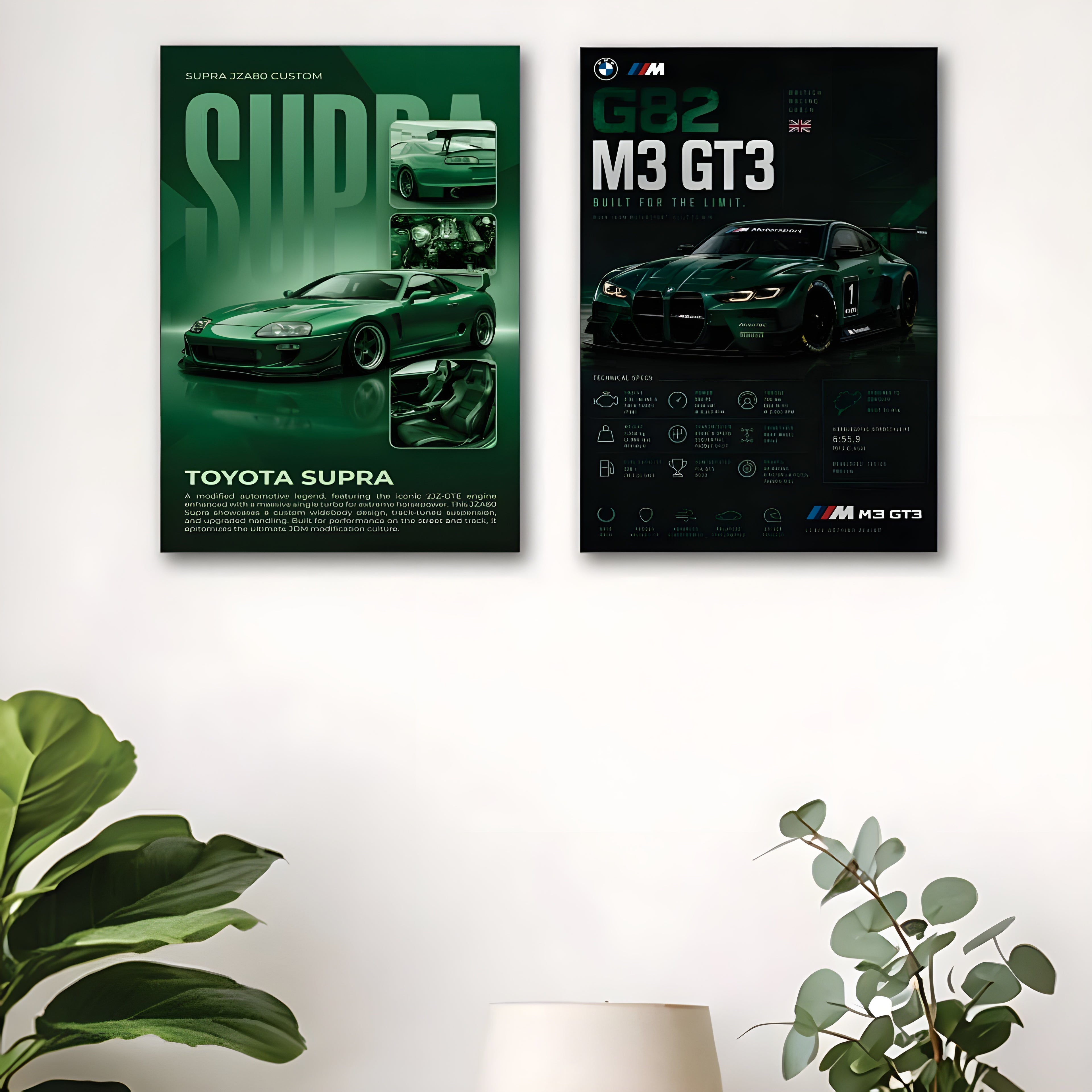 Elite JDM & Motorsport Automotive Wall Art Collection